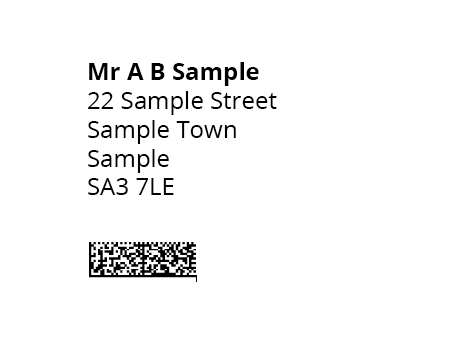 Mailmark Example Address